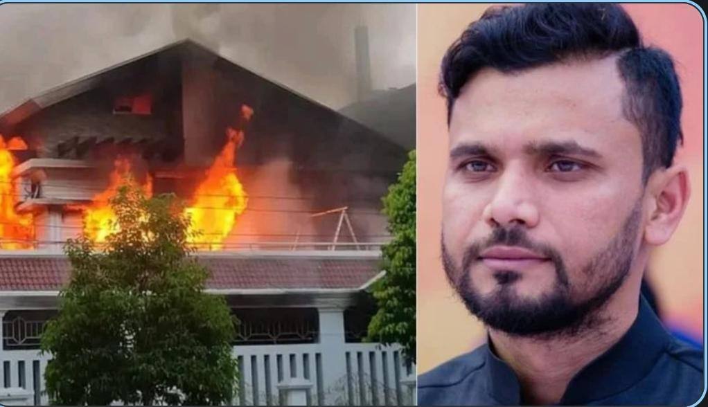 Mortaza's house set on fire [X]
